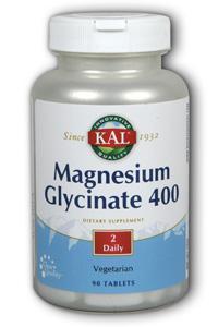 Kal: Magnesium Glycinate 400 90ct 400mg