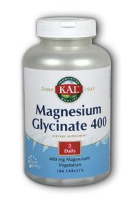 Kal: Magnesium Glycinate 400 180ct 400mg