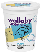 YOGURT,OG,LF,PLAIN - 6 / 27 OZ from Wallaby Yogurt Company