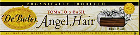 ANGEL HAIR,TOMATO&BASIL Case of 12 / 8 OZ from DeBoles
