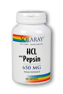 High potency hcl with pepsin, 100ct