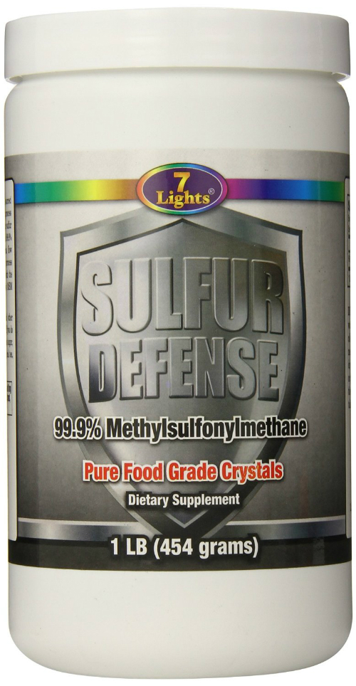 Sulfur Defense MSM 1 lb, 25.86ea from 7 Lights Nutrition!