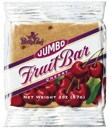 FRUIT BAR,CHERRY,WF - 12 / 2 OZ from Betty Lous