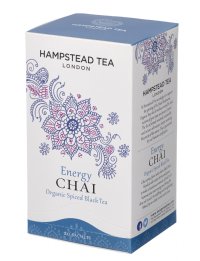 HAMPSTEAD TEA: Energy Chai Org. Spiced Black Tea 20 BAG