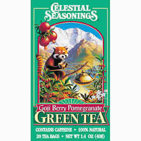 GREEN TEA,GOJI BRY POMGRN Case of 6 / 20 BAG from Celestial Seasoning