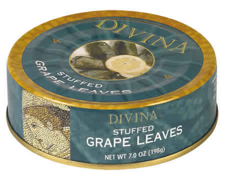 DIVINA: Grape leaves,stfd,dolmas 7 OZ