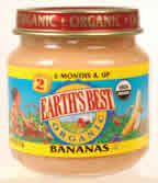 BANANAS,OG Case of 24 / 4 OZ from Earths Best (Hain)