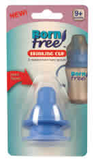 DRINKING CUP SPOUTS,ASSTD Case of 6 / 2 PACK from Born Free