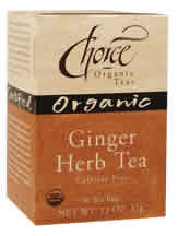 Tea,ginger herb Case of 1 / 16 CT from Choice Organic Teas