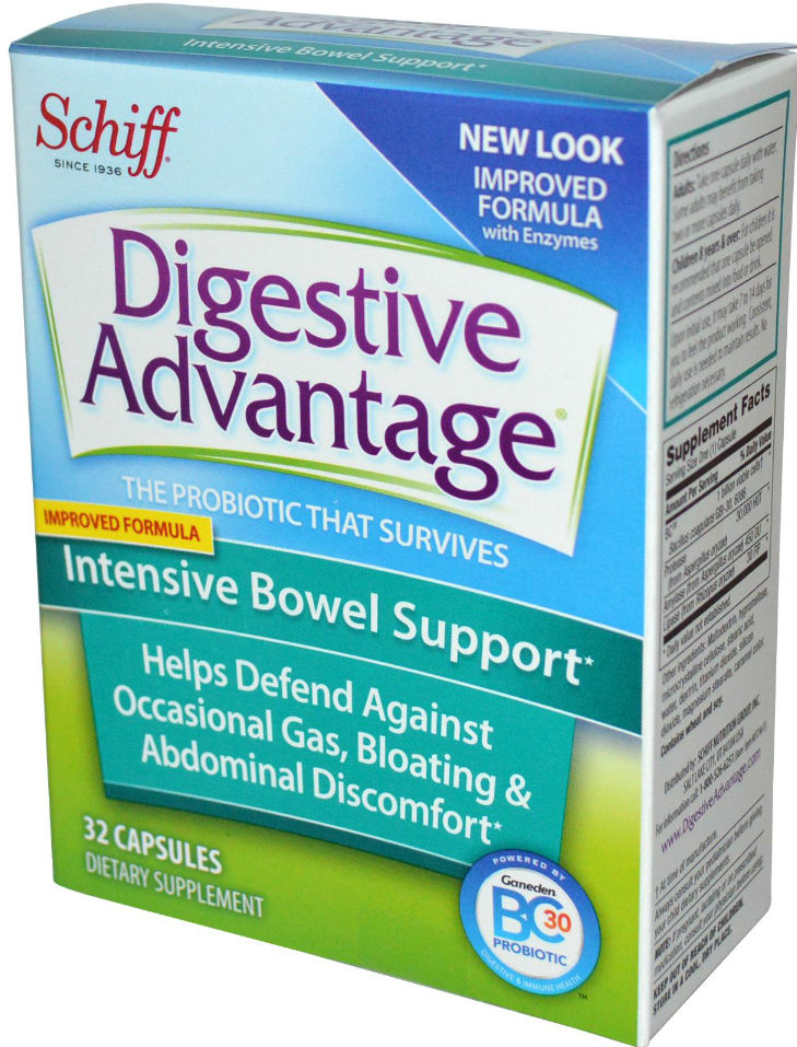 SCHIFF/BIO FOODS: Digestive Advantage Intensive Bowel Support 32 cap