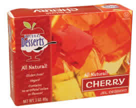 Jel dessert,cherry Case of 24 / 3 OZ from Natural Desserts