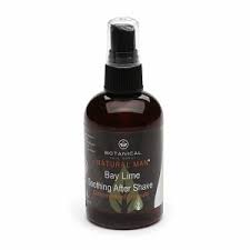BOTANICAL SKIN WORKS: Men's Bay Lime Soothing After Shave 4 oz