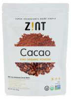 Zint: Organic Cacao Powder 16 OZ
