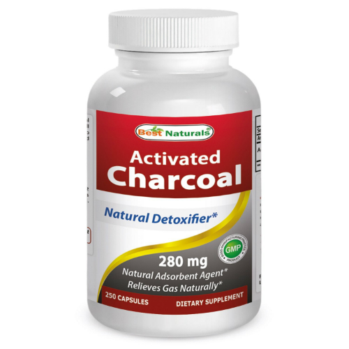Best Naturals: Activated Charcoal 280 mg 250 cap