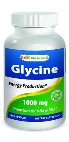 BEST NATURALS: Glycine 1000 mg 180 CAP
