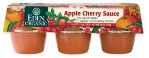 APPLESAUCE,OG,CHERRY - 12 / 6/4 OZ from Eden Foods