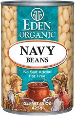 BEANS,OG,NAVY,CAN Case of 12 / 15 OZ from Eden Foods