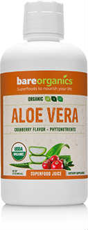 Organic Aloe Vera Juice Cranberry