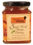 CHUTNEY,SWT SLICED MANGO Case of 6 / 10.5 OZ from Kitchens Of India