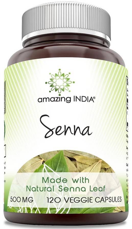 AMAZING NUTRITION: Amazing India Organic Senna 500 mg 120 TABLET