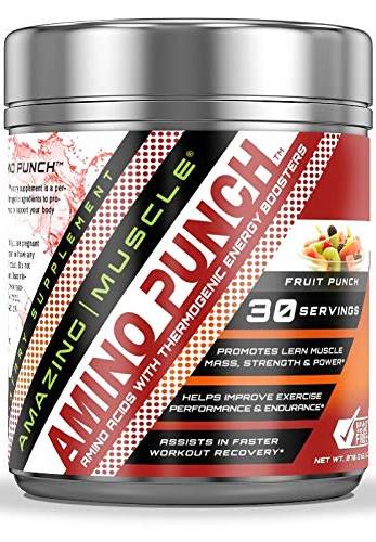 AMAZING NUTRITION: Amazing Muscle Amino Punch Fruit Punch 255 GM