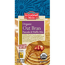 Pancake mix,og,oat bran Case of 12 / 32 OZ from Arrowhead Mills