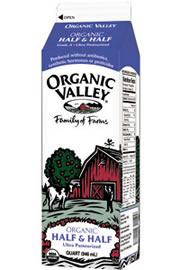 Organic Valley: Half & half,og,uht 32 OZ
