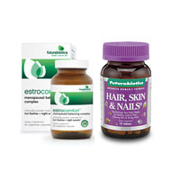 Estrocomfort  + Hair Skin and Nails Women's Bogo 56 caps + 75 vegitabs from FUTUREBIOTICS