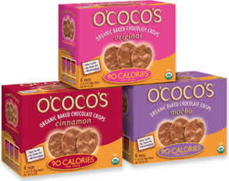 CHOC CRISPS,OG,CINNAMON Case of 6 / 4.2 OZ from O'Coco's