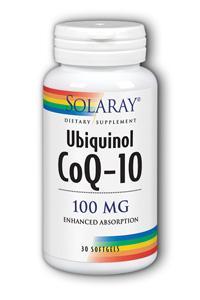 Solaray: Ubiquinol CoQ10 100mg 30ct sg