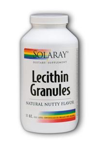 Lecithin Granules - Natural Nutty Flavor 11oz from Solaray