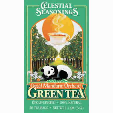 Green tea,mand orch,decaf Case of 6 / 20 BAG from Celestial Seasoning