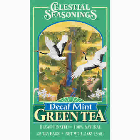 Green tea,mint,decaf Case of 6 / 20 BAG from Celestial Seasoning