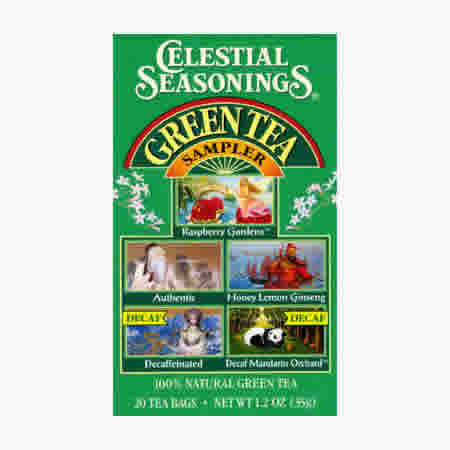 Green tea,sampler Case of 6 / 20 BAG from Celestial Seasoning