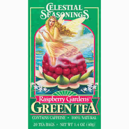 Green tea,raspby gardens Case of 6 / 20 BAG from Celestial Seasoning