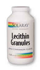 Lecithin Granules - Apple Cinnamon Flavor 11oz from Solaray