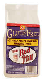 BREAD MIX,CINN RAISIN,GF Case of 4 / 22 OZ from Bobs Red Mill