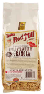 GRANOLA,APPLE STRWBRY,NF Case of 4 / 12 OZ from Bobs Red Mill