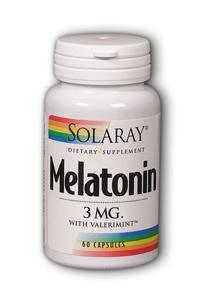 Melatonin-3 w/Valerimint 60ct 3mg from Solaray