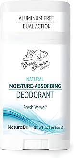 THE GREEN BEAVER: Dual Action Deodorant Fragrance Free 1.76 OUNCE