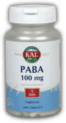 PABA-100 100ct 100mg from Kal