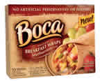 BREAKFAST WRAP,SOUTHWSTRN Case of 8 / 9.2 OZ from Boca Foods