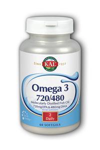 Omega 3 720/480 60 Sg 720/480mg from KAL