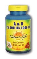 Vitamin a 25,000 iu and vitamin d 1,000 iu, 250 ct