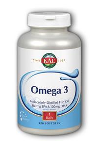 Kal: Omega-3 Fish Oil 120ct