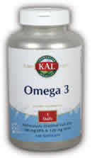Omega-3 with Natural Lemon Flavor Dietary Supplement