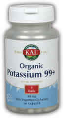 Potassium Organic Supplement 50ct 99mcg from Kal