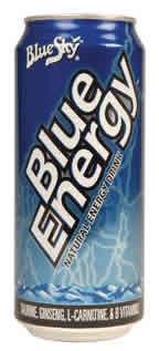 BEVERAGE,BLUE ENERGY - 12 / 16 OZ from Blue Sky Natural Beverage Company