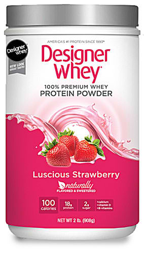 DESIGNER WHEY: Designer Whey Protein Powder Strawberry 2 LBS