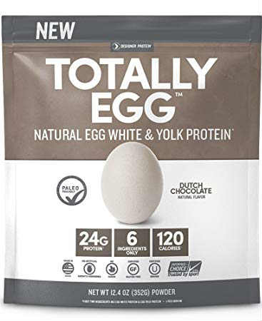 DESIGNER WHEY: Totally Egg Protein Dutch Chocolate 12.4 oz
